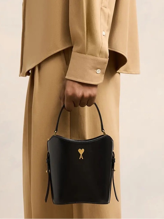 Ami Paris Handbags - Ami Paris mini Paris Paris bucket bag NWT!